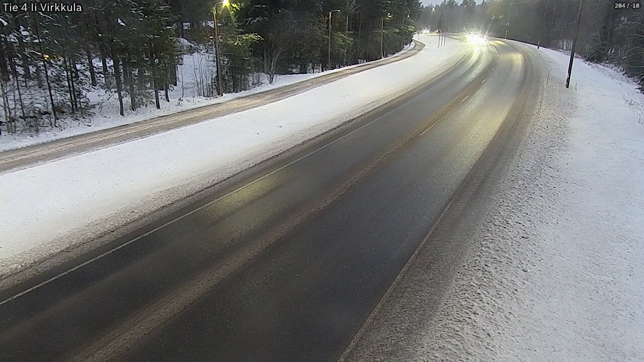 Weather Camera Image Väg 4 Ijo, Virkkula, Ii, Pohjois-Pohjanmaa