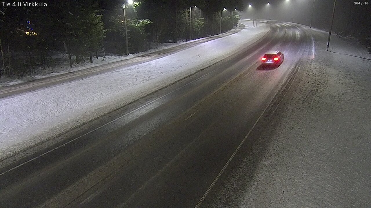 Weather Camera Image Road 4 Ii, Virkkula, Ii, Pohjois-Pohjanmaa