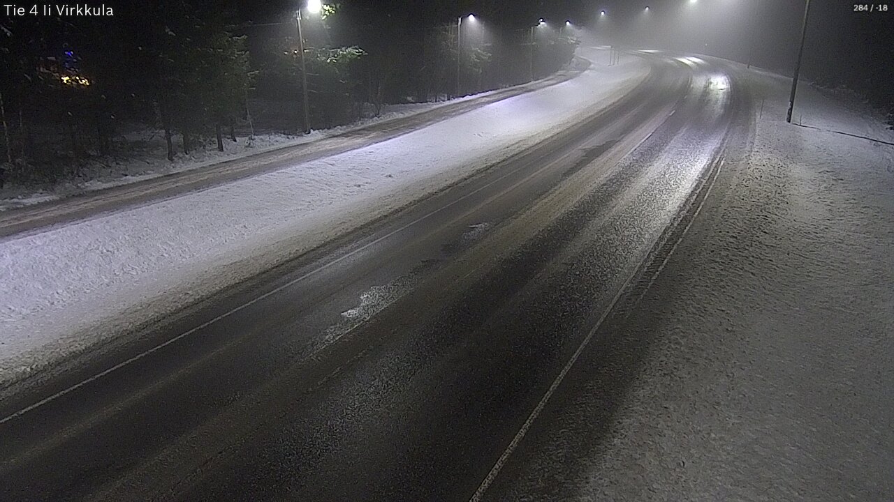 Weather Camera Image Road 4 Ii, Virkkula, Ii, Pohjois-Pohjanmaa