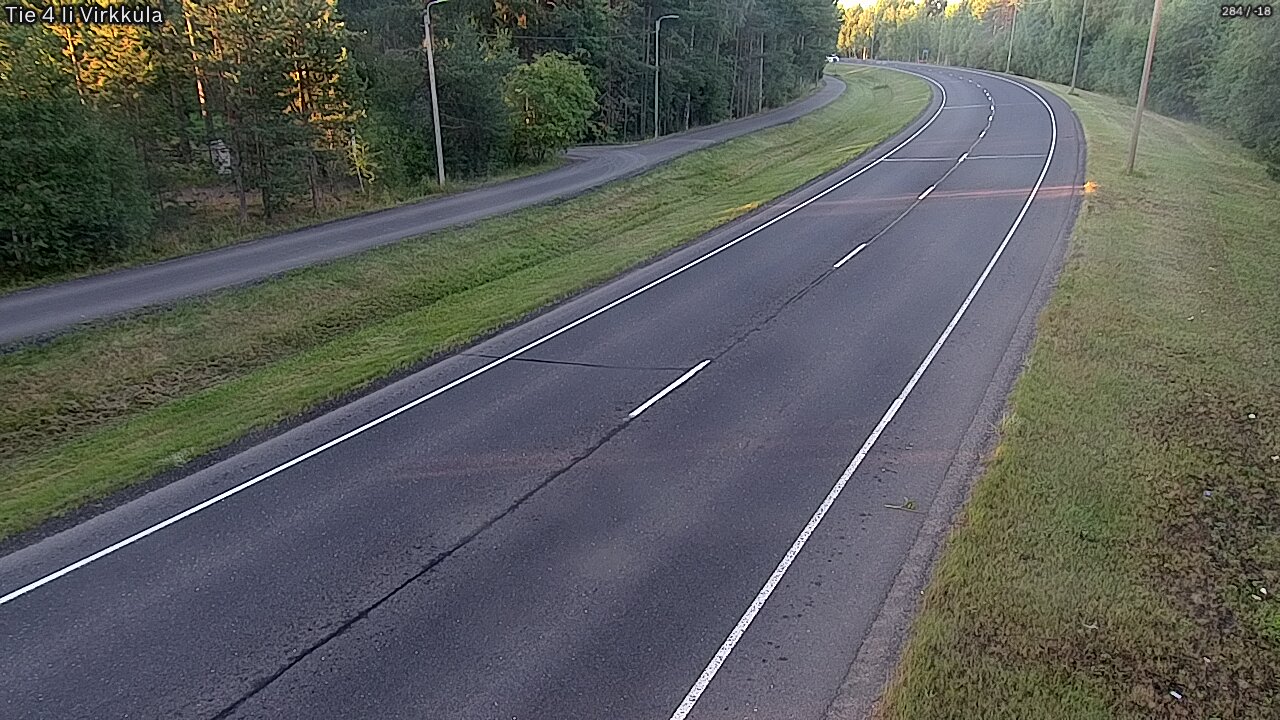 Weather Camera Image Väg 4 Ijo, Virkkula, Ii, Pohjois-Pohjanmaa