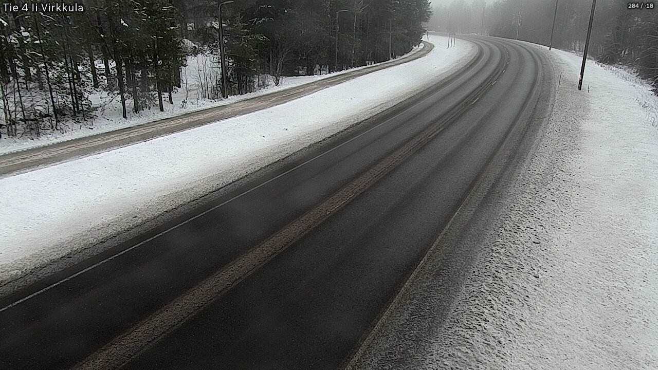 Weather Camera Image Road 4 Ii, Virkkula, Ii, Pohjois-Pohjanmaa