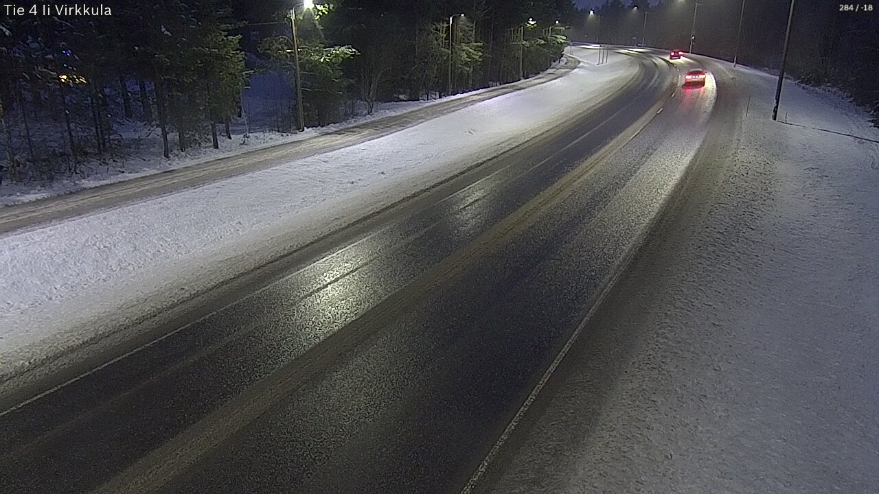 Weather Camera Image Väg 4 Ijo, Virkkula, Ii, Pohjois-Pohjanmaa