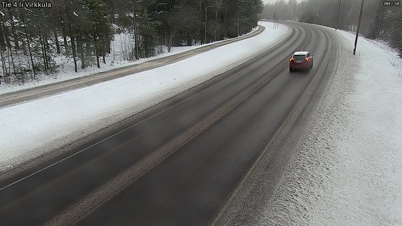 Weather Camera Image Road 4 Ii, Virkkula, Ii, Pohjois-Pohjanmaa