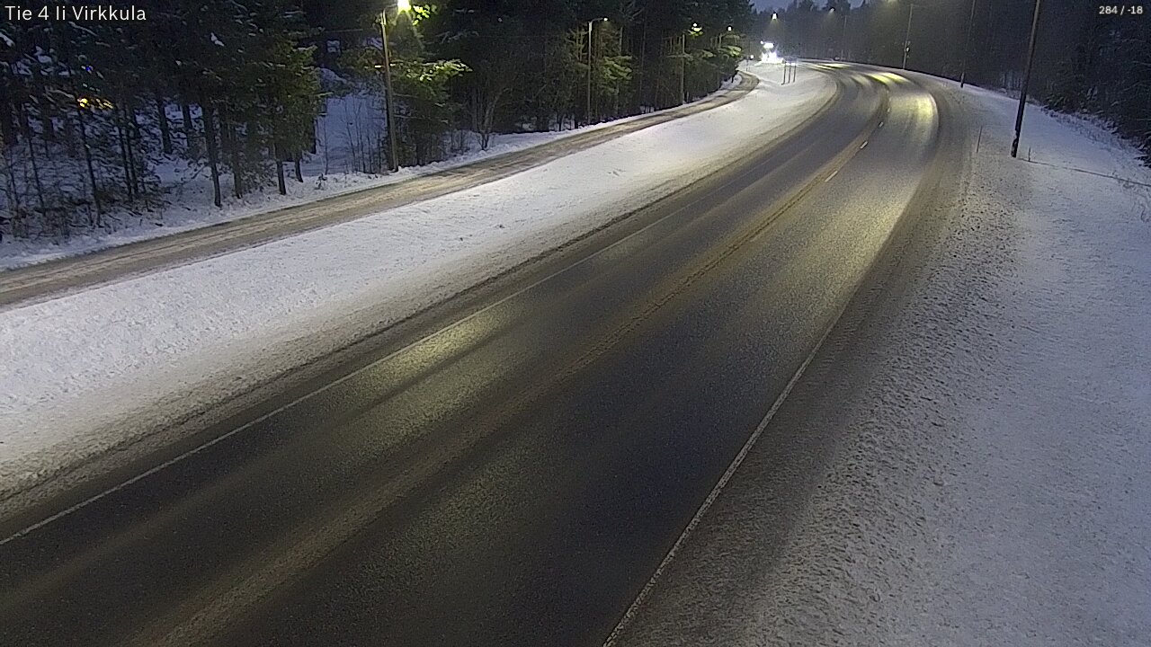 Weather Camera Image Väg 4 Ijo, Virkkula, Ii, Pohjois-Pohjanmaa