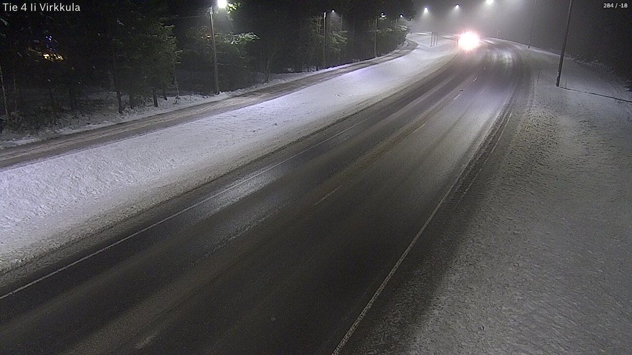 Weather Camera Image Road 4 Ii, Virkkula, Ii, Pohjois-Pohjanmaa