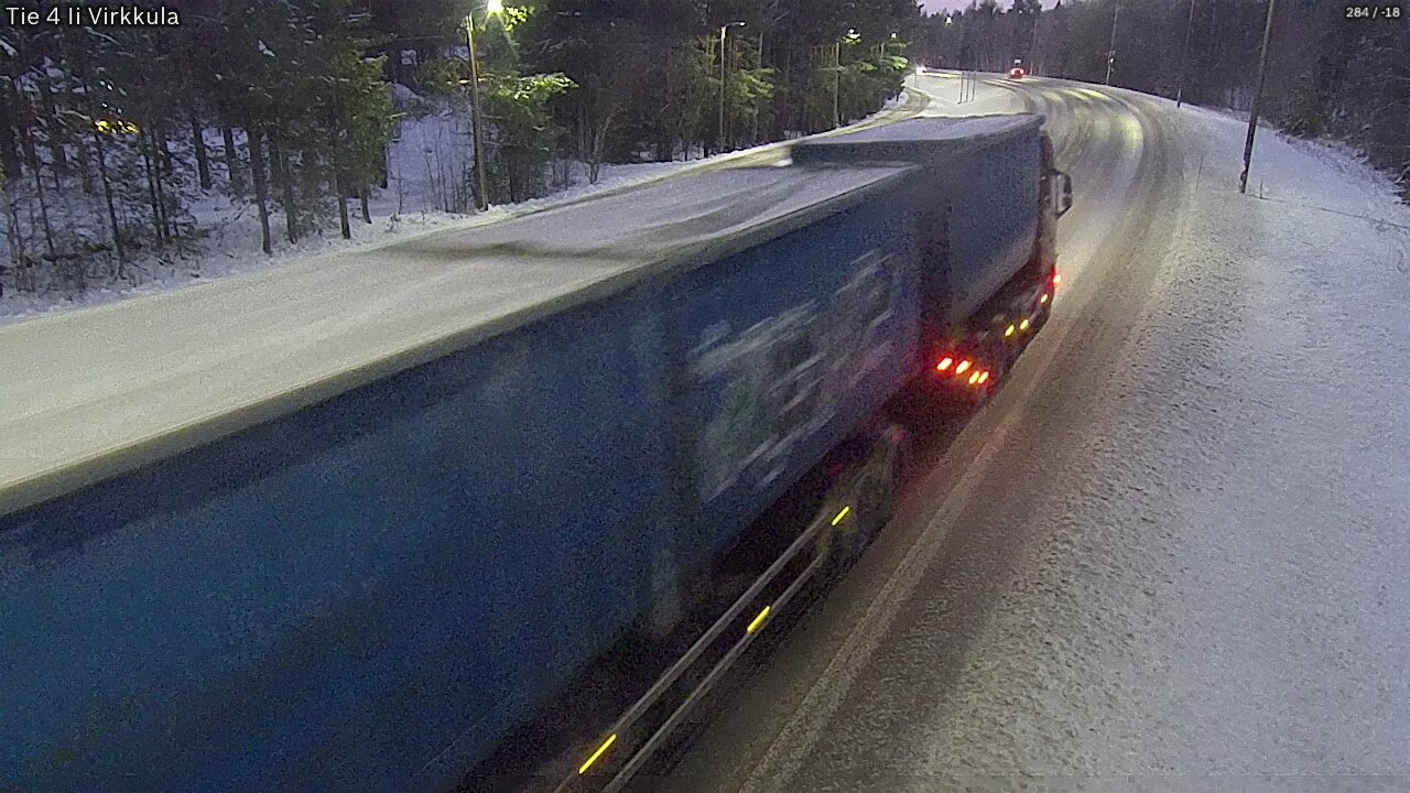 Weather Camera Image Road 4 Ii, Virkkula, Ii, Pohjois-Pohjanmaa