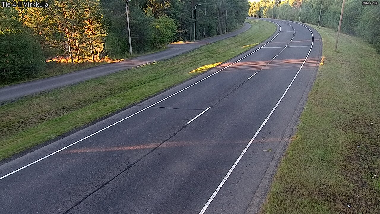 Weather Camera Image Väg 4 Ijo, Virkkula, Ii, Pohjois-Pohjanmaa