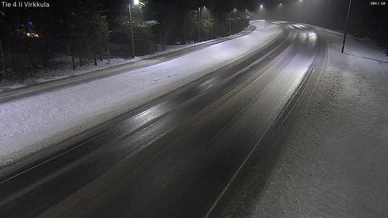 Weather Camera Image Road 4 Ii, Virkkula, Ii, Pohjois-Pohjanmaa