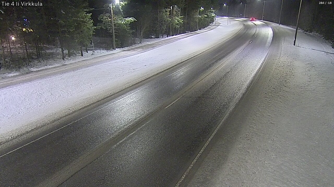 Weather Camera Image Väg 4 Ijo, Virkkula, Ii, Pohjois-Pohjanmaa