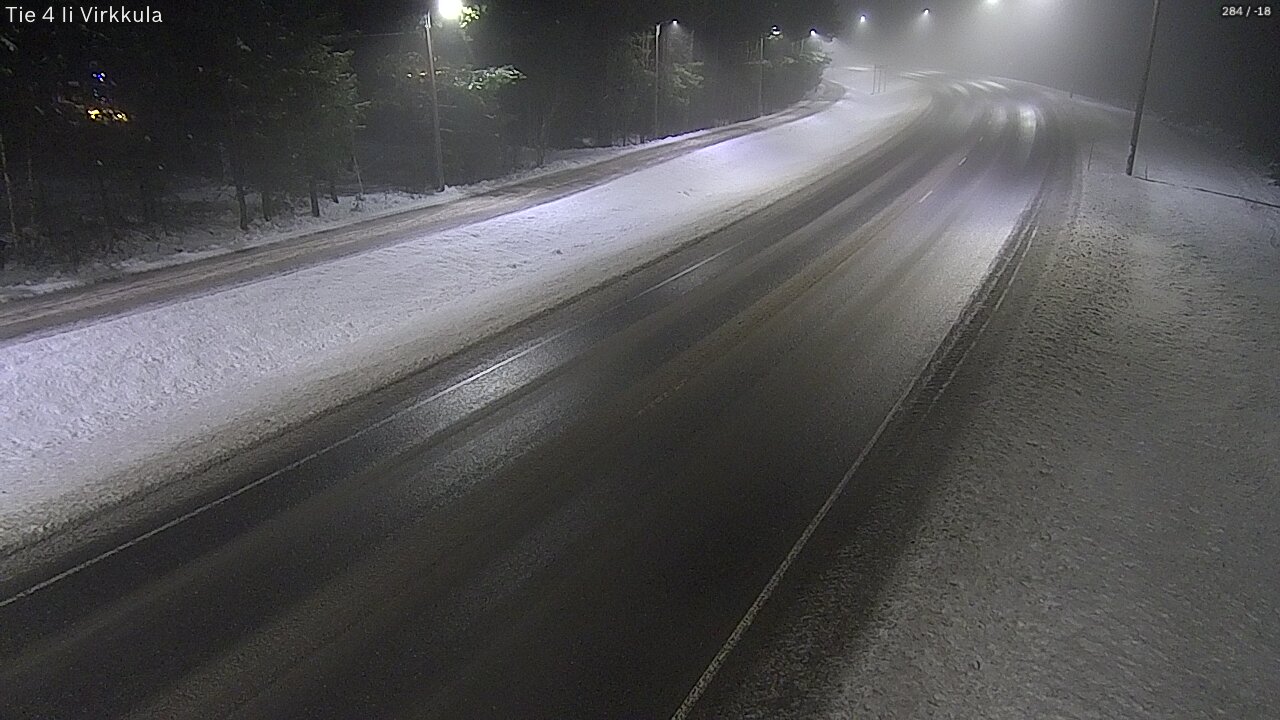 Weather Camera Image Road 4 Ii, Virkkula, Ii, Pohjois-Pohjanmaa