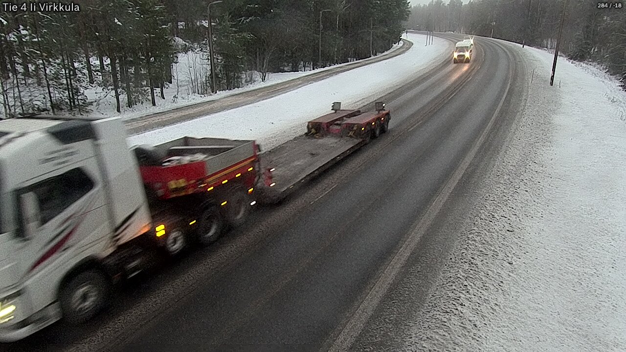 Weather Camera Image Road 4 Ii, Virkkula, Ii, Pohjois-Pohjanmaa