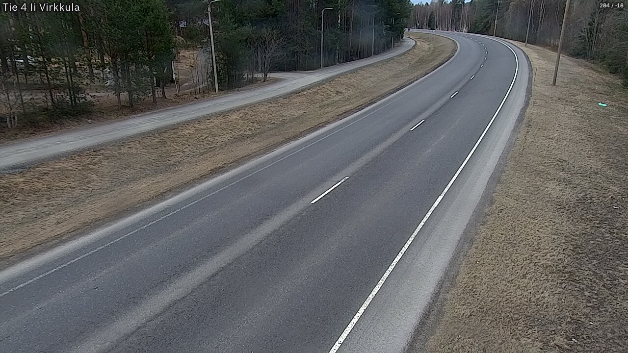 Weather Camera Image Road 4 Ii, Virkkula, Ii, Pohjois-Pohjanmaa