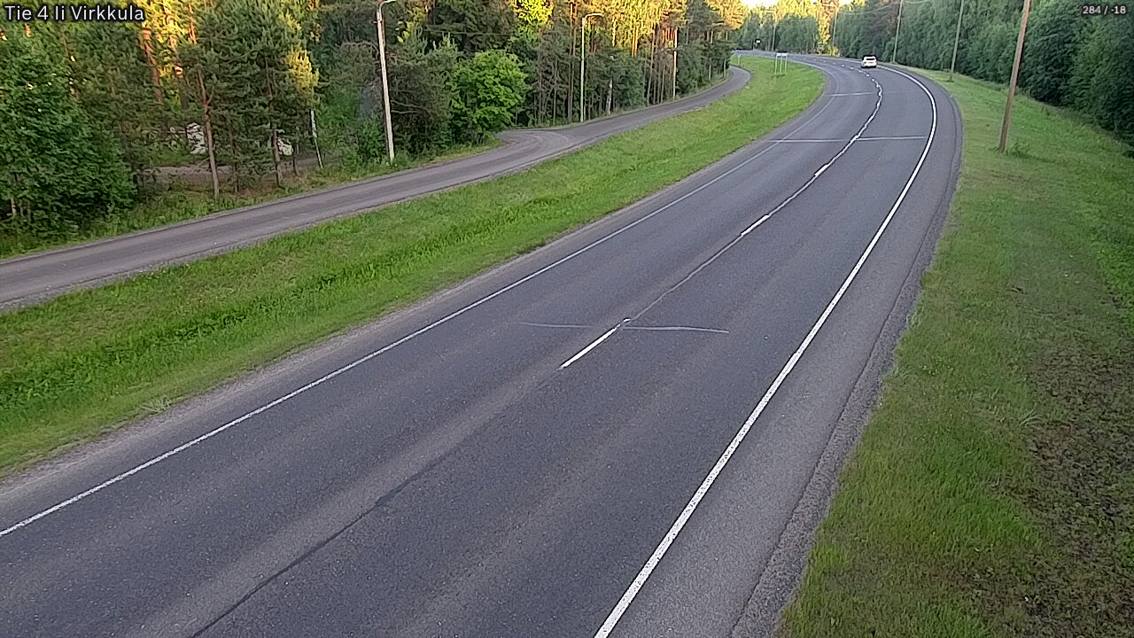 Weather Camera Image Väg 4 Ijo, Virkkula, Ii, Pohjois-Pohjanmaa