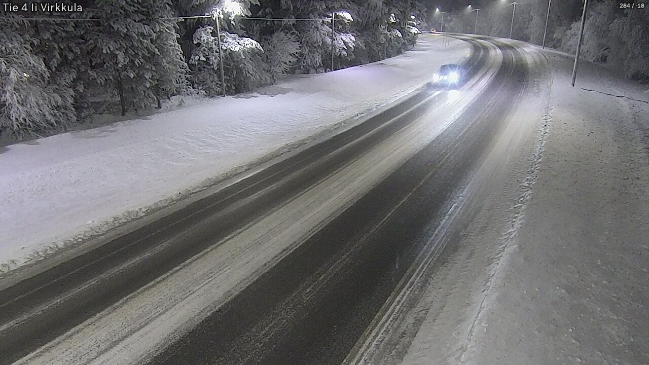 Weather Camera Image Road 4 Ii, Virkkula, Ii, Pohjois-Pohjanmaa