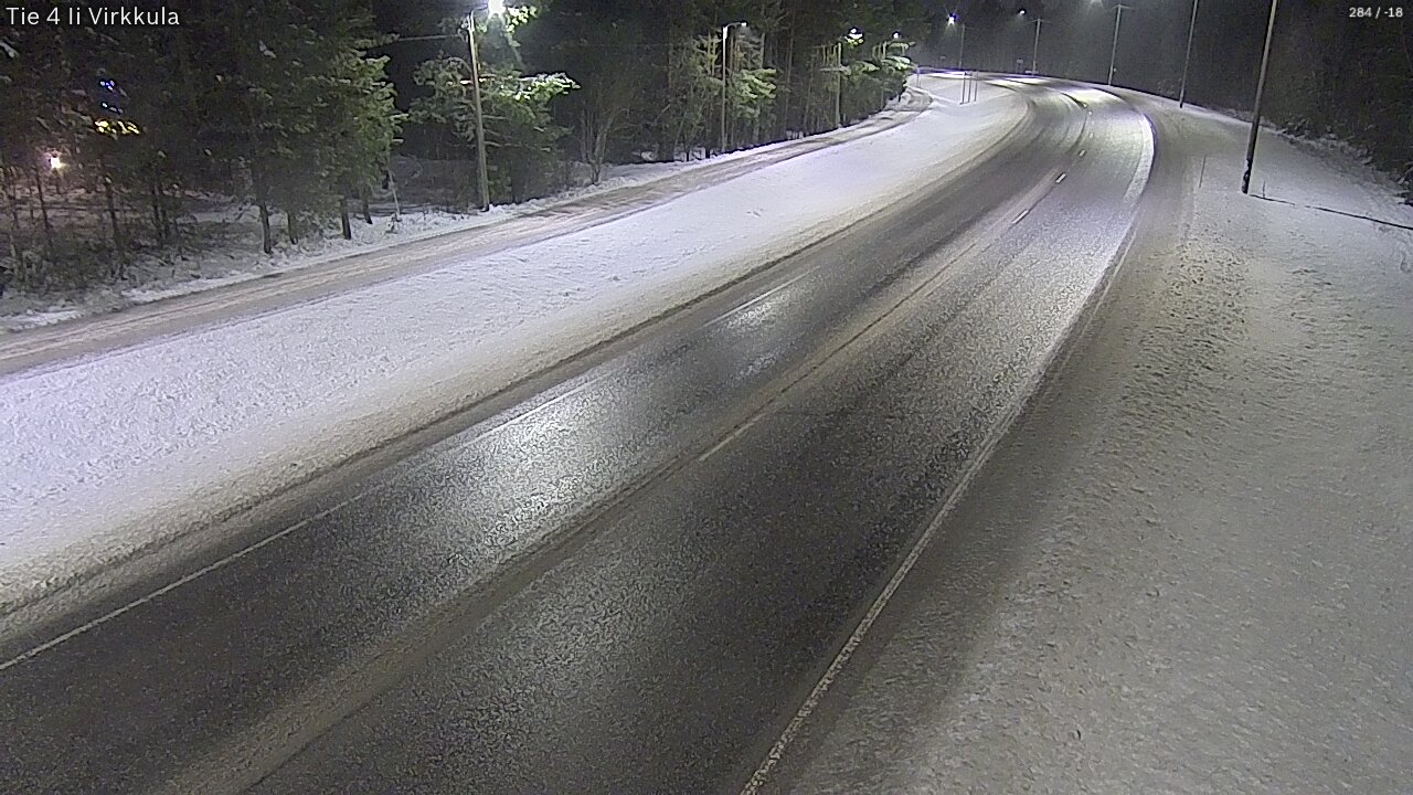 Weather Camera Image Väg 4 Ijo, Virkkula, Ii, Pohjois-Pohjanmaa