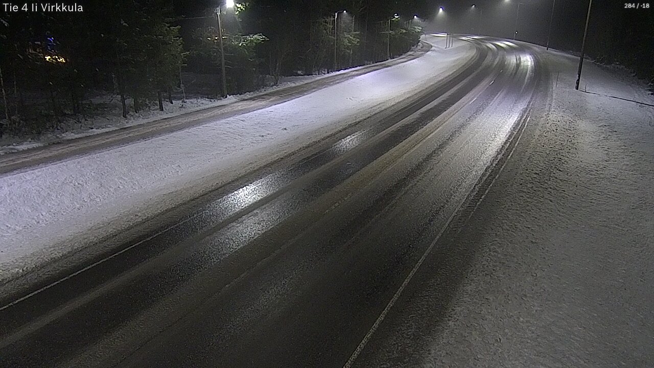 Weather Camera Image Road 4 Ii, Virkkula, Ii, Pohjois-Pohjanmaa