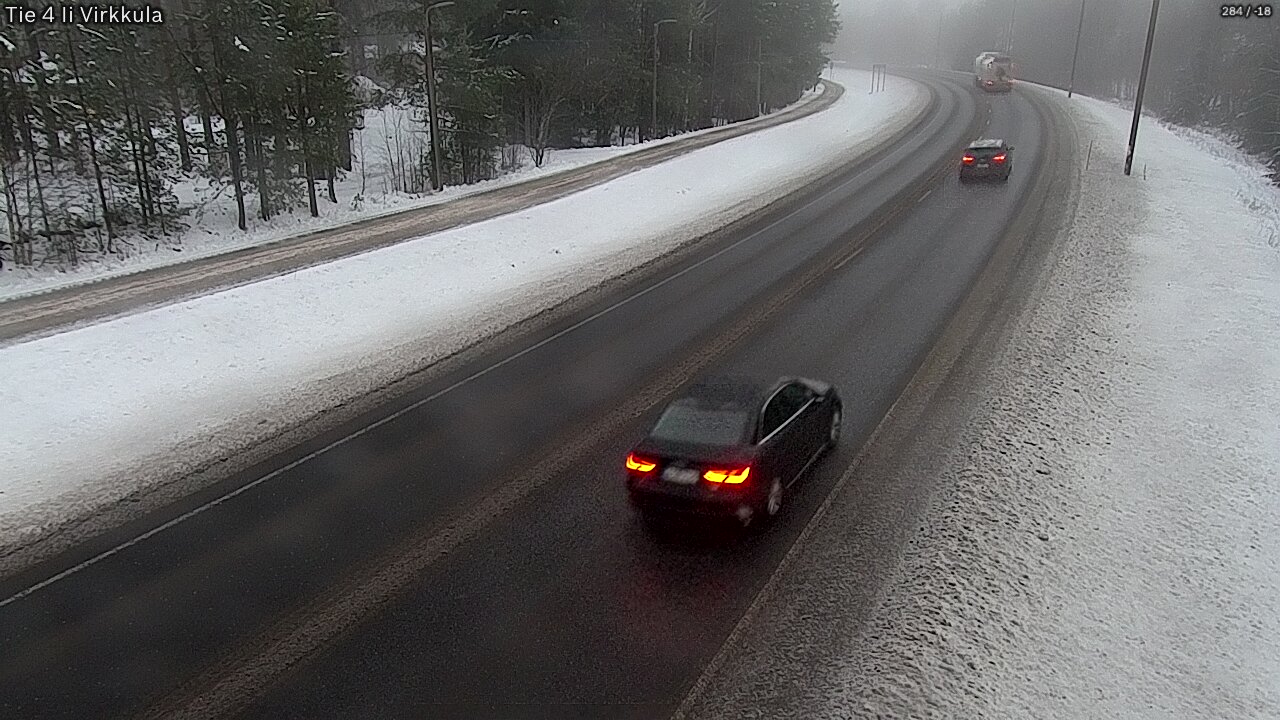 Weather Camera Image Road 4 Ii, Virkkula, Ii, Pohjois-Pohjanmaa