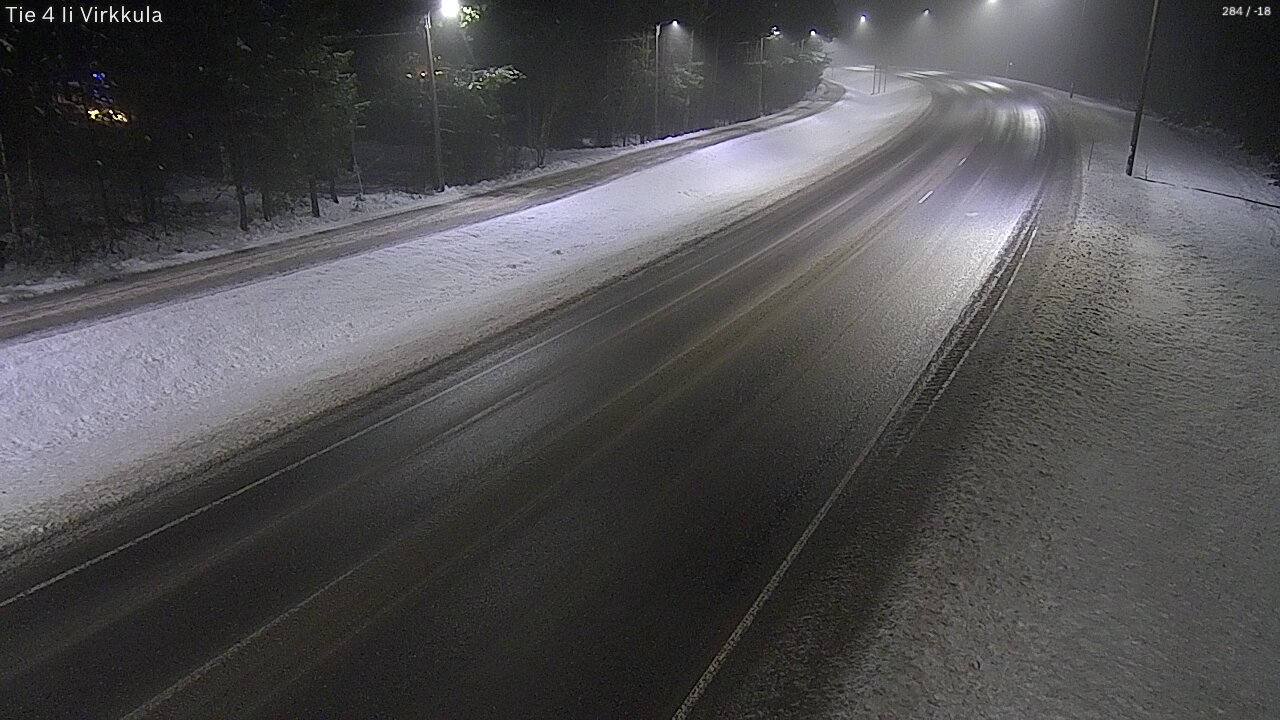 Weather Camera Image Road 4 Ii, Virkkula, Ii, Pohjois-Pohjanmaa