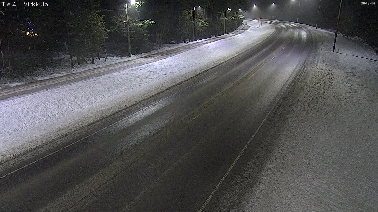 Weather Camera Image Road 4 Ii, Virkkula, Ii, Pohjois-Pohjanmaa
