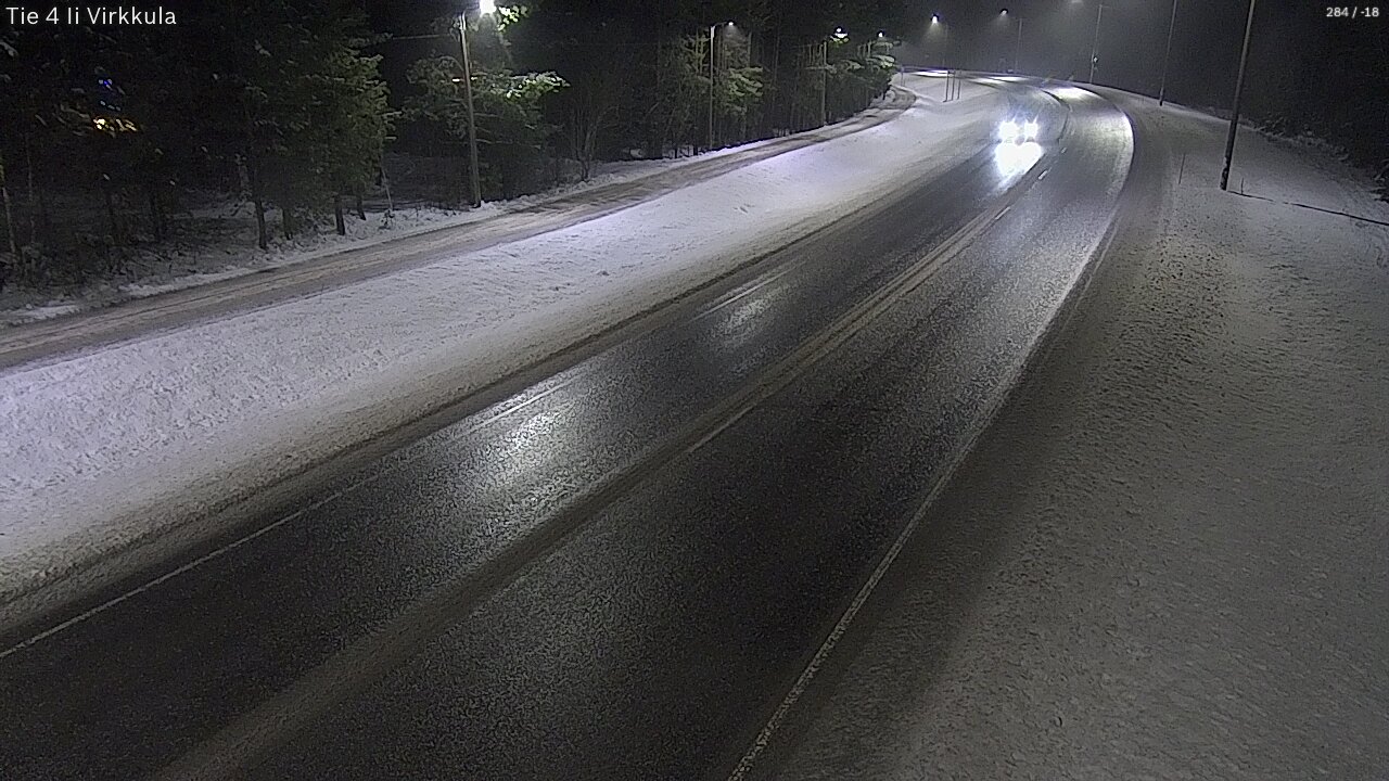 Weather Camera Image Väg 4 Ijo, Virkkula, Ii, Pohjois-Pohjanmaa