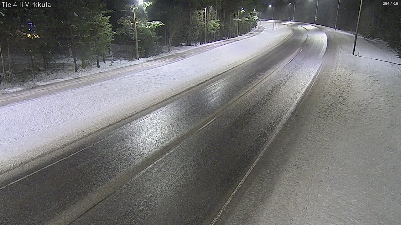 Weather Camera Image Väg 4 Ijo, Virkkula, Ii, Pohjois-Pohjanmaa