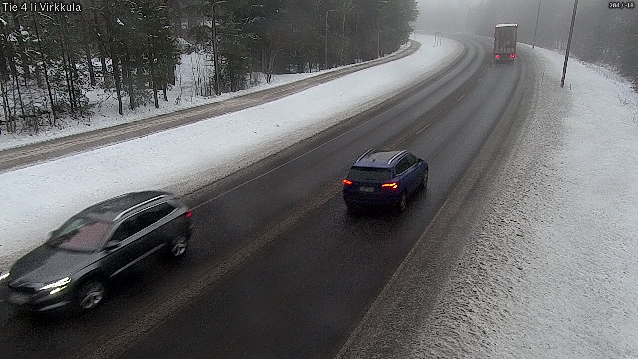 Weather Camera Image Road 4 Ii, Virkkula, Ii, Pohjois-Pohjanmaa