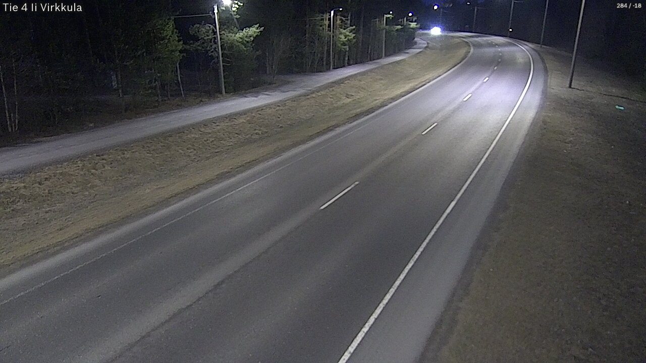 Weather Camera Image Väg 4 Ijo, Virkkula, Ii, Pohjois-Pohjanmaa