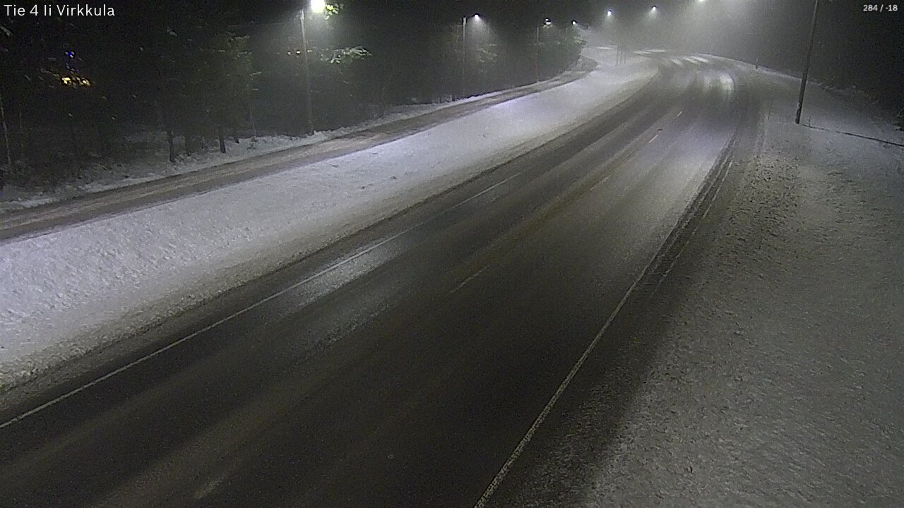 Weather Camera Image Road 4 Ii, Virkkula, Ii, Pohjois-Pohjanmaa
