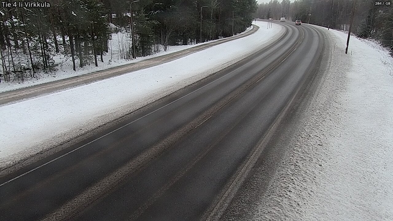 Weather Camera Image Road 4 Ii, Virkkula, Ii, Pohjois-Pohjanmaa