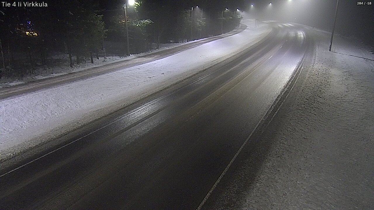 Weather Camera Image Road 4 Ii, Virkkula, Ii, Pohjois-Pohjanmaa