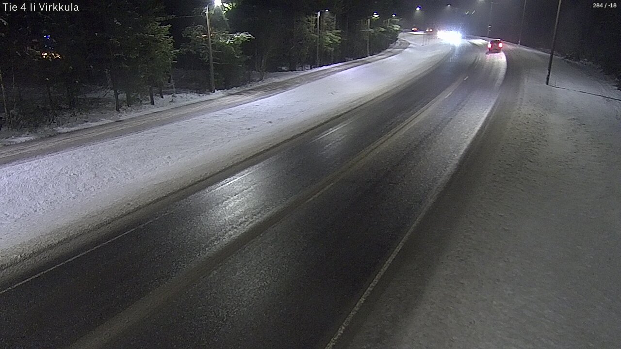 Weather Camera Image Väg 4 Ijo, Virkkula, Ii, Pohjois-Pohjanmaa