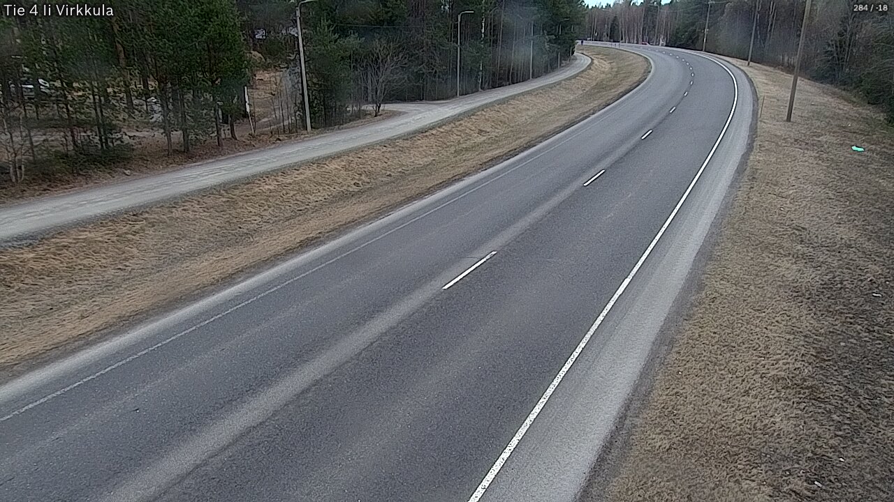 Weather Camera Image Road 4 Ii, Virkkula, Ii, Pohjois-Pohjanmaa