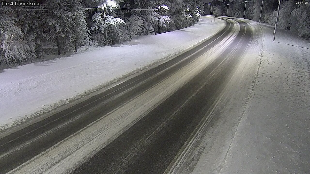 Weather Camera Image Road 4 Ii, Virkkula, Ii, Pohjois-Pohjanmaa