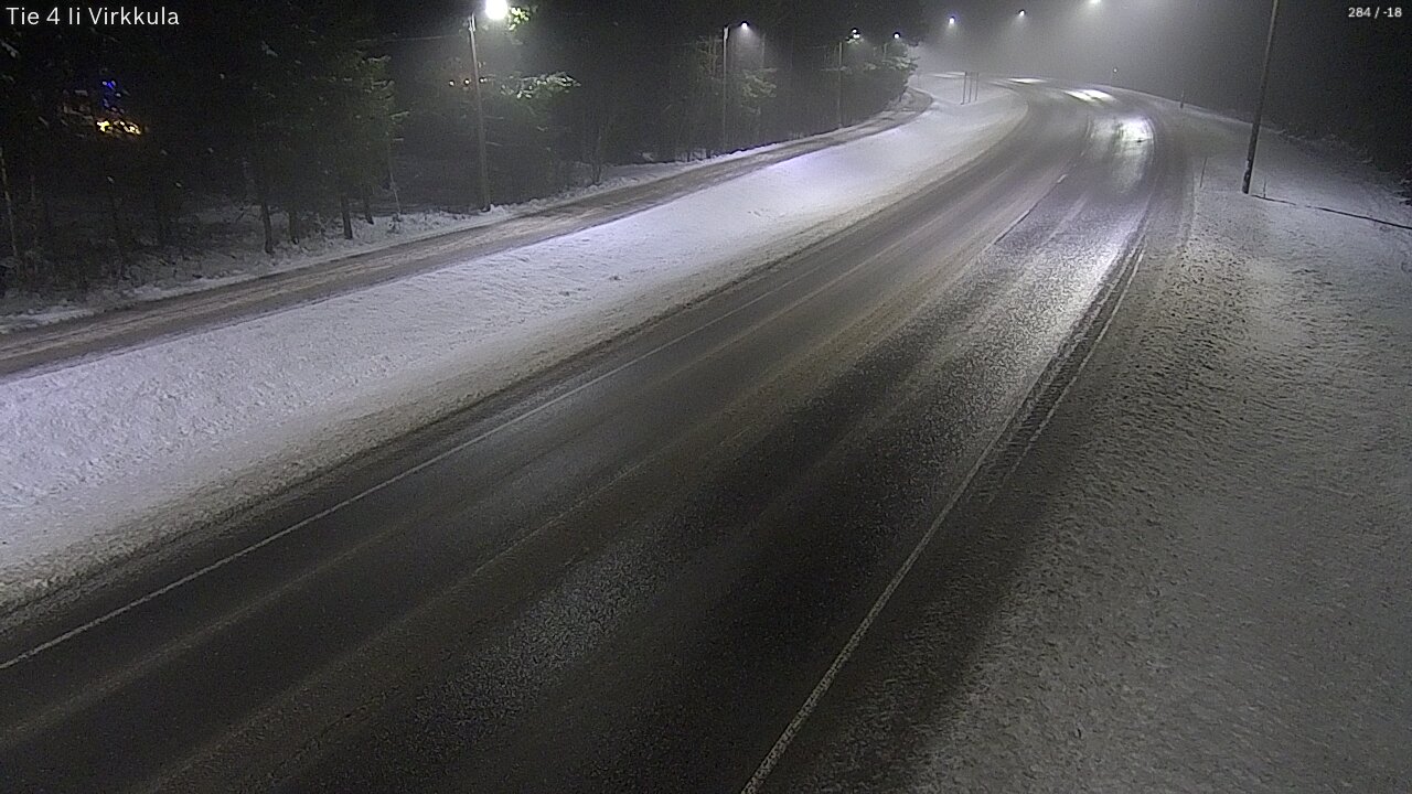 Weather Camera Image Road 4 Ii, Virkkula, Ii, Pohjois-Pohjanmaa