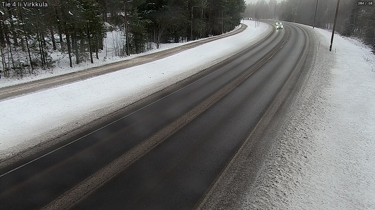 Weather Camera Image Road 4 Ii, Virkkula, Ii, Pohjois-Pohjanmaa