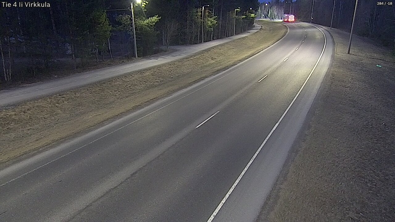 Weather Camera Image Väg 4 Ijo, Virkkula, Ii, Pohjois-Pohjanmaa