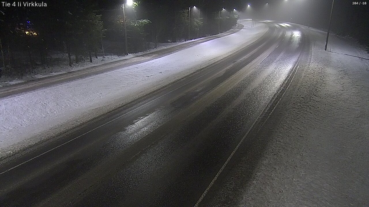 Weather Camera Image Road 4 Ii, Virkkula, Ii, Pohjois-Pohjanmaa