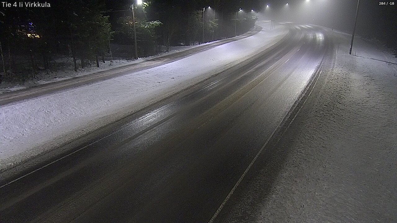 Weather Camera Image Road 4 Ii, Virkkula, Ii, Pohjois-Pohjanmaa