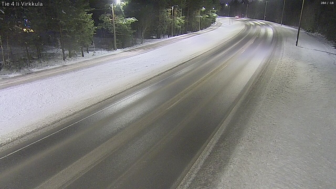 Weather Camera Image Road 4 Ii, Virkkula, Ii, Pohjois-Pohjanmaa