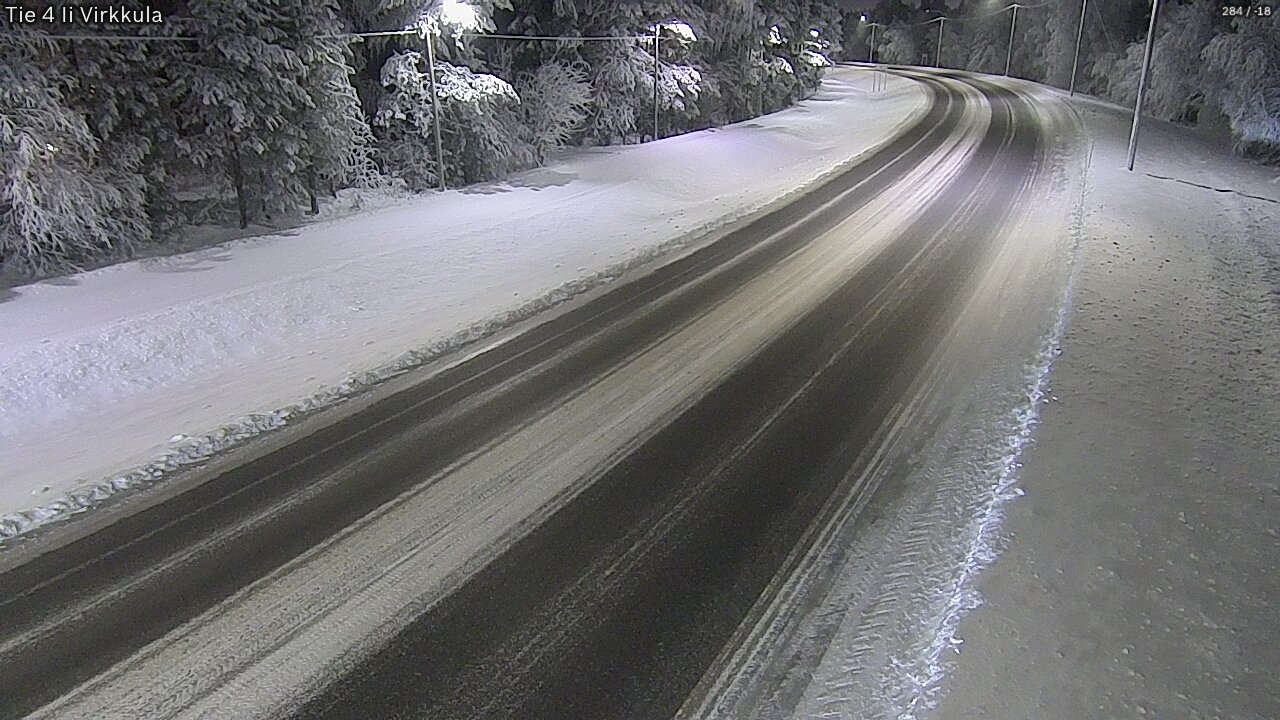 Weather Camera Image Road 4 Ii, Virkkula, Ii, Pohjois-Pohjanmaa