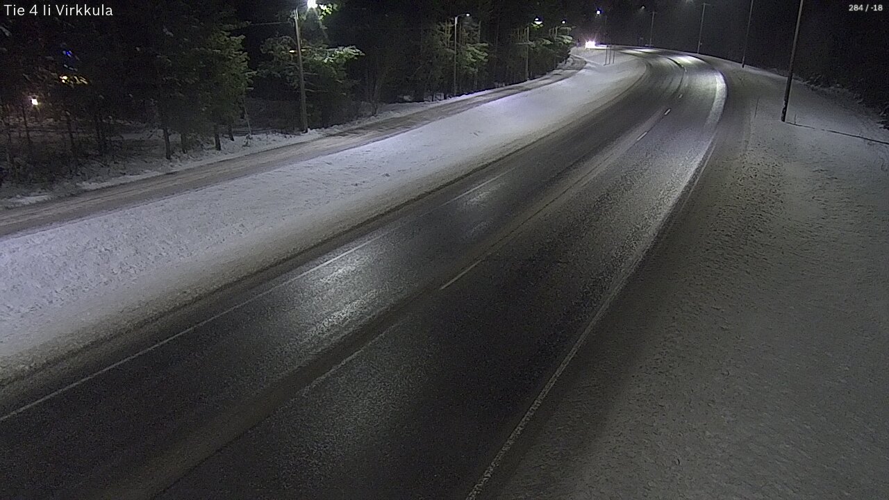 Weather Camera Image Väg 4 Ijo, Virkkula, Ii, Pohjois-Pohjanmaa