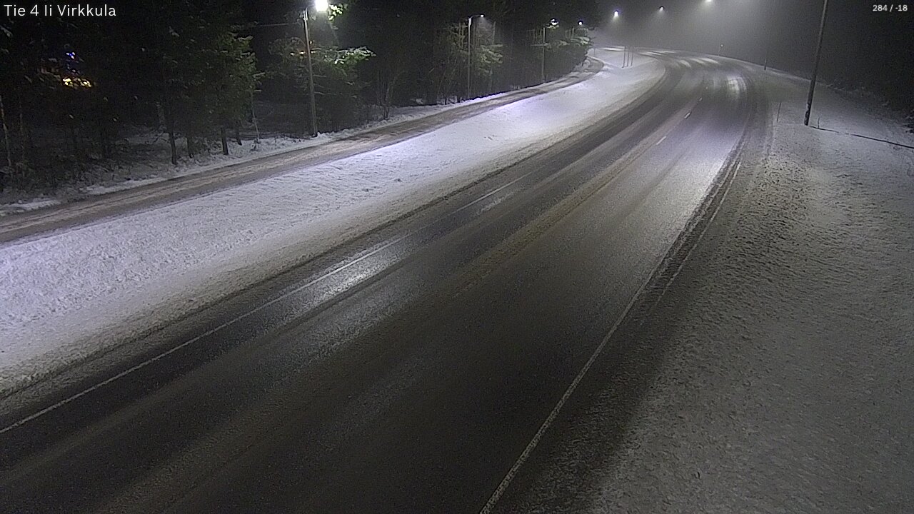 Weather Camera Image Road 4 Ii, Virkkula, Ii, Pohjois-Pohjanmaa