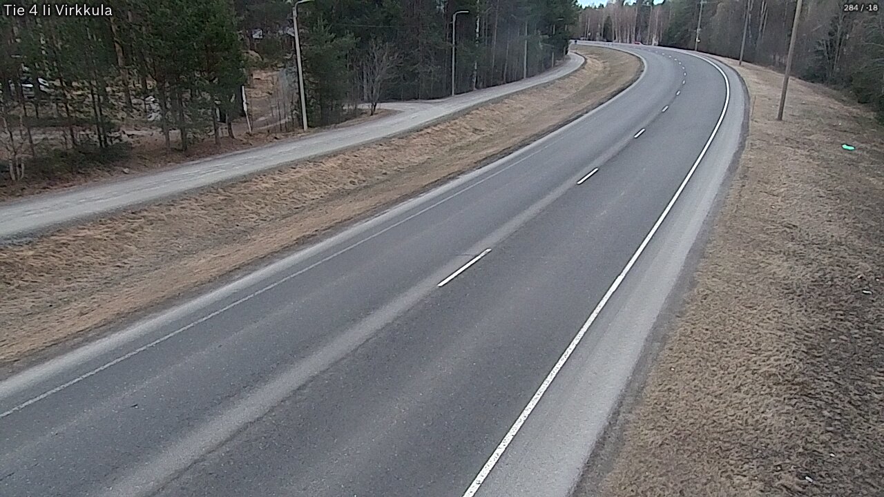Weather Camera Image Väg 4 Ijo, Virkkula, Ii, Pohjois-Pohjanmaa