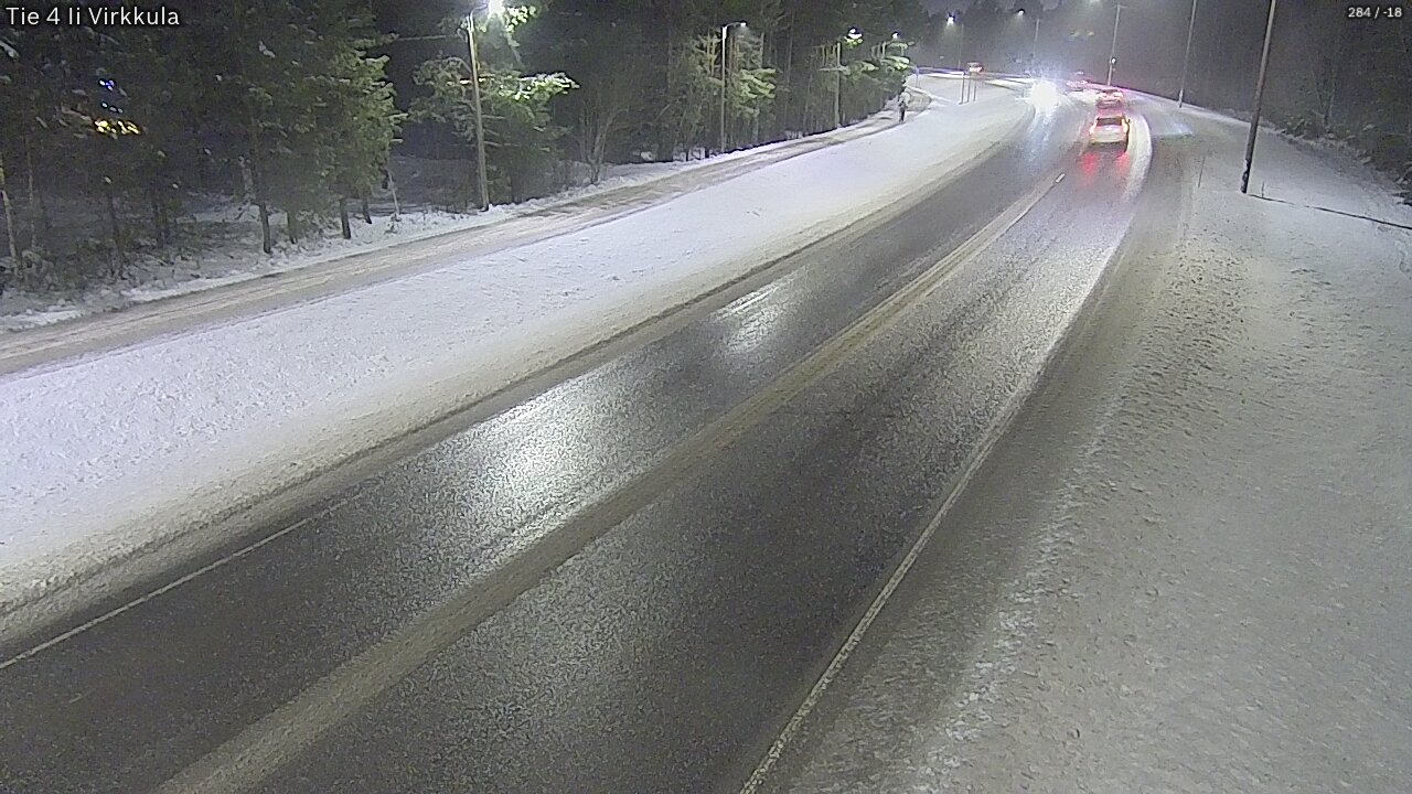 Weather Camera Image Väg 4 Ijo, Virkkula, Ii, Pohjois-Pohjanmaa