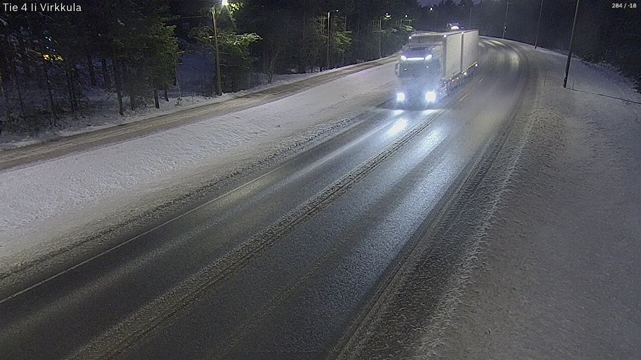 Weather Camera Image Road 4 Ii, Virkkula, Ii, Pohjois-Pohjanmaa