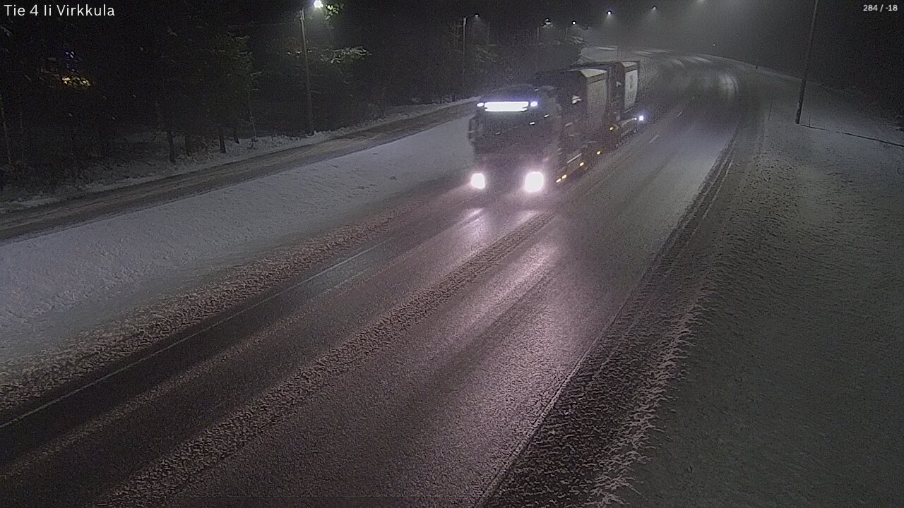 Weather Camera Image Road 4 Ii, Virkkula, Ii, Pohjois-Pohjanmaa