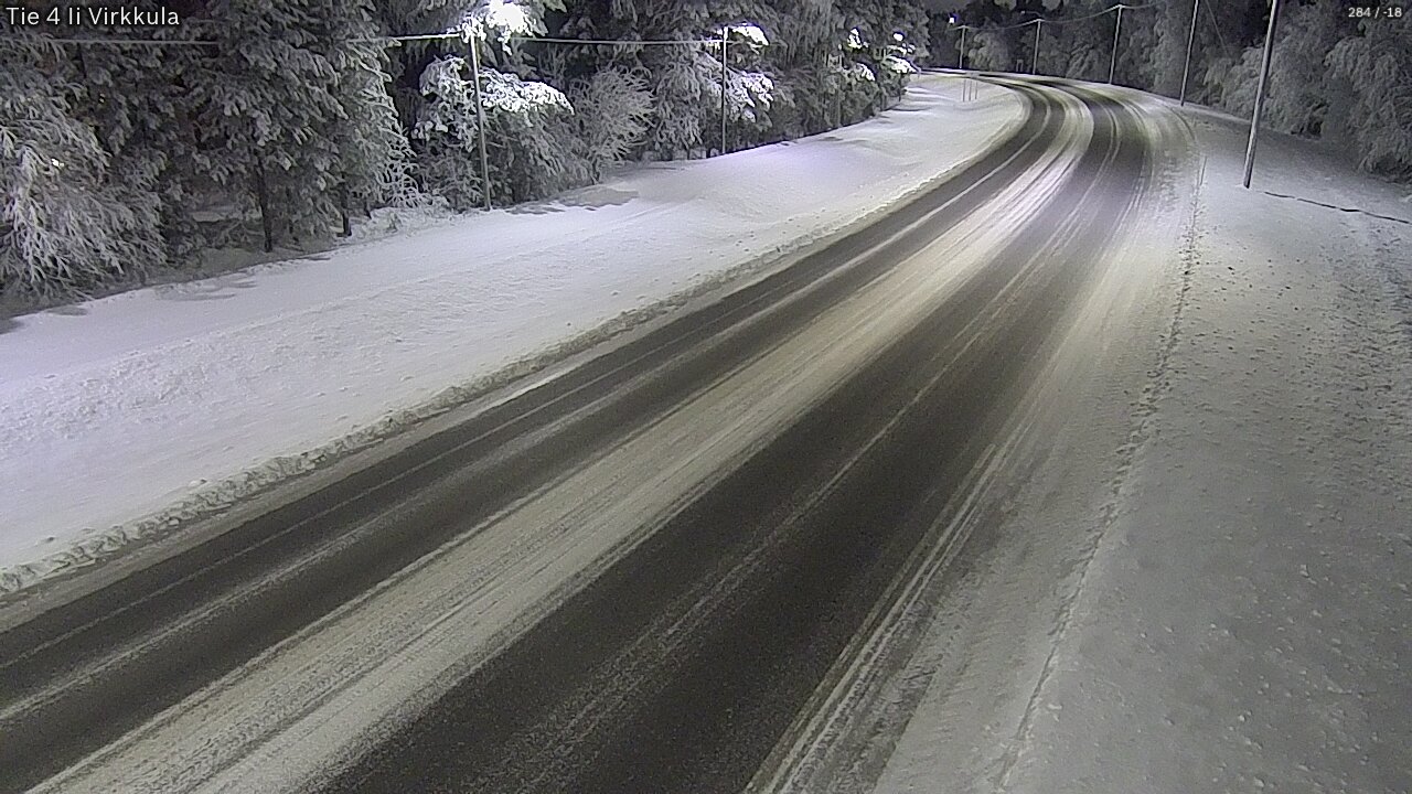 Weather Camera Image Road 4 Ii, Virkkula, Ii, Pohjois-Pohjanmaa