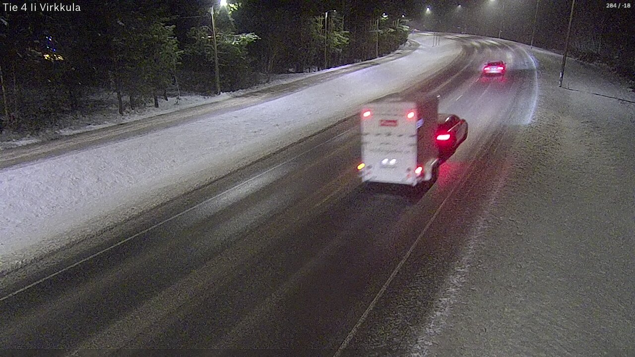 Weather Camera Image Road 4 Ii, Virkkula, Ii, Pohjois-Pohjanmaa