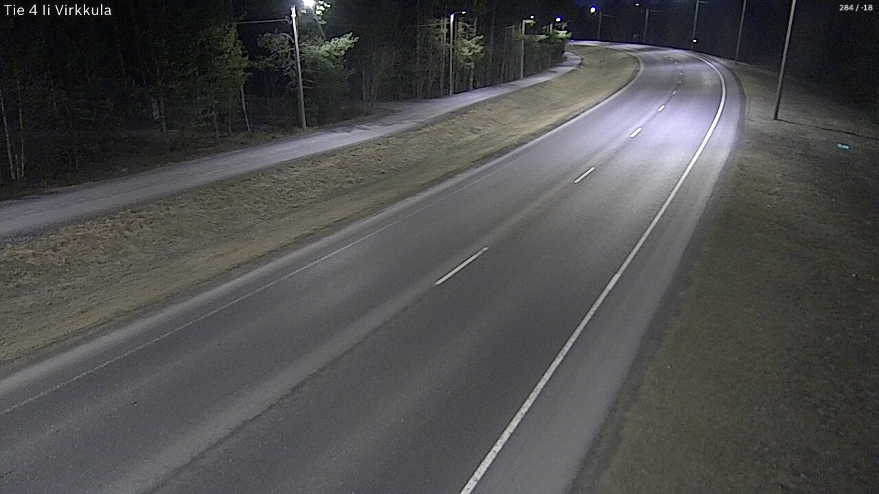 Weather Camera Image Väg 4 Ijo, Virkkula, Ii, Pohjois-Pohjanmaa