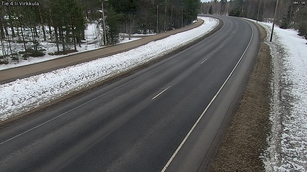 Weather Camera Image Road 4 Ii, Virkkula, Ii, Pohjois-Pohjanmaa
